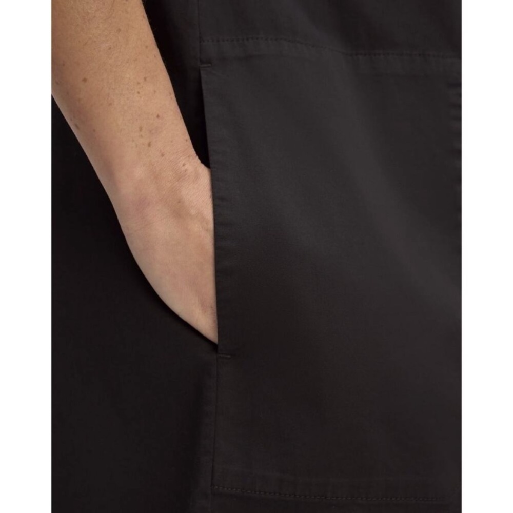 NWT Everlane Black The Easy Workwear Utility shirt Dress Black Organic Cotton - Picture 3 of 9